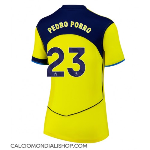 Maglie da calcio Tottenham Hotspur Pedro Porro #23 Terza Maglia Femminile 2025-26 Manica Corta